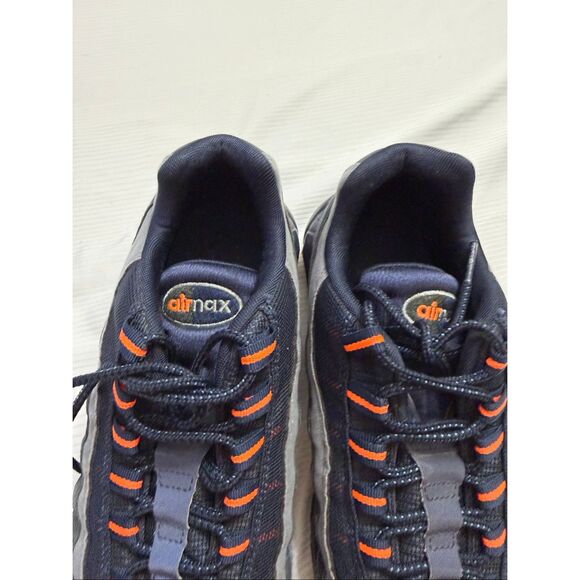 Nike Air Max 95 Obsidian Total Orange “Chicago Bears” Shoes Size 11.5 11 1/2 - Picture 3 of 11